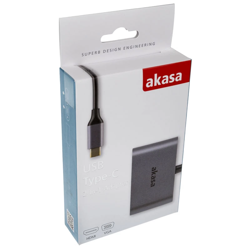 Αντάπτορας USB Type-C Akasa AK-CBCA23-18BK