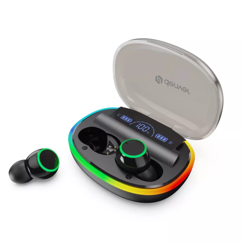 Ασύρματα ακουστικά Bluetooth Denver TWE-55B True Wireless, μαύρο