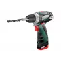 Δράπανο πιστολιού Metabo PowerMaxx BS Basic 1400 RPM, Μαύρο, Πράσινο