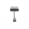 DIGITUS DA-70853 προσαρμογέας USB-C σε VGA, Full HD 1080p, μαύρο