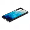 Προστατευτική θήκη iKins για Samsung Galaxy Note 20 — Blue Lake και μαύρο, λεπτή θήκη