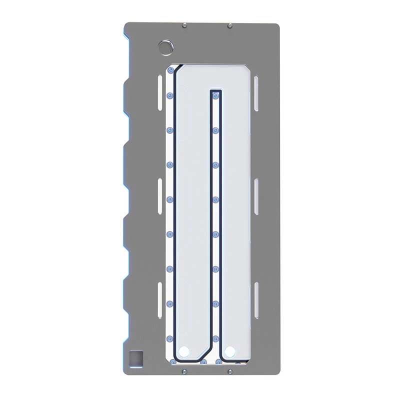 Distro Plate Triton Wraith 2.0 Elite — Distro Plate, ασημί επιφάνεια