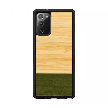 Θήκη προστασίας Man and Wood Galaxy Note 20 — Bambuswald μαύρο