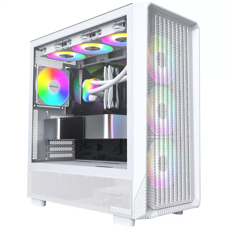Κουτί PC Montech X5 Midi Tower Λευκό ATX 3x140mm Ανεμιστήρες