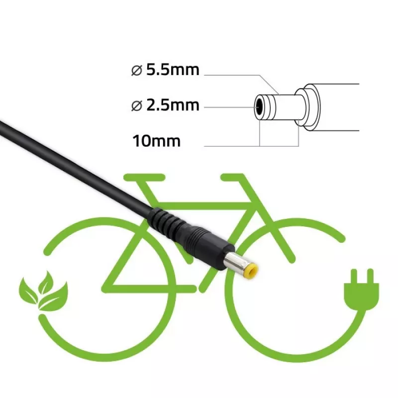 Qoltec 50761 Φορτιστής για μπαταρίες E-Bike 36V | 42V | 2A | 5,5*2,5