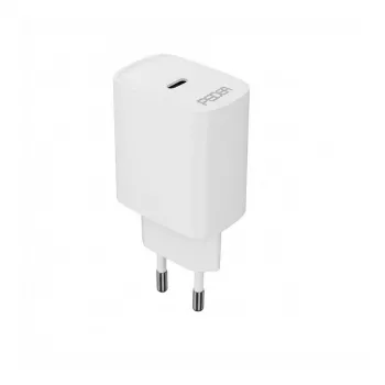 PEDEA Φορτιστής ταξιδιού USB-C 20W Power Delivery Λευκό (60040103)