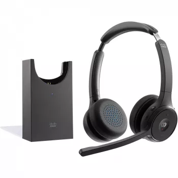 Headset 722 Wireless DUAL+STAND Carbon μαύρο Usba Bundle