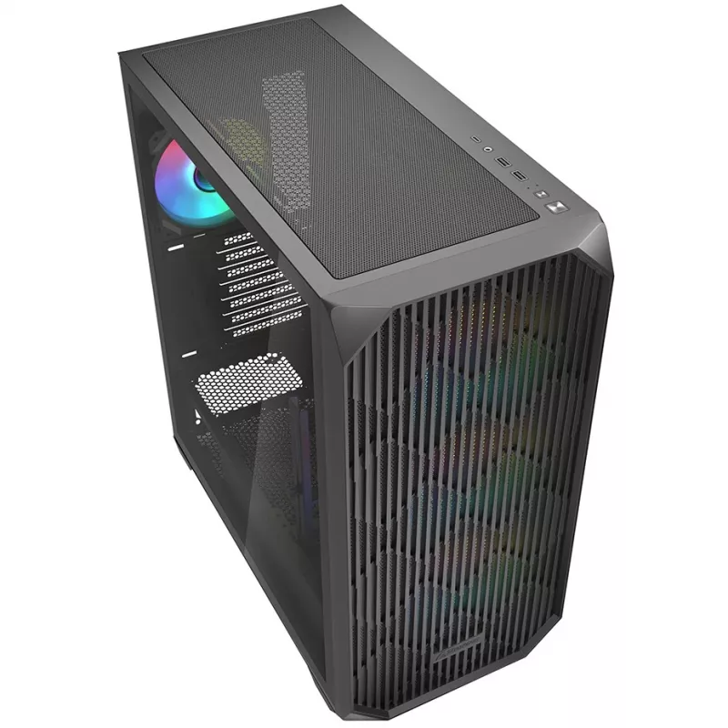 Sharkoon AK3 RGB Midi Tower Μαύρο