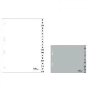 Αλφαβητικό ευρετήριο με καρτέλες Durable 652010