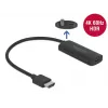 Προσαρμογέας αρσενικό HDMI-A σε θηλυκή USB Type-C DeLOCK 63251
