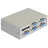 DeLock Διακόπτης VGA 4 Port χειροκίνητος αμφίδρομος - Διακόπτης οθόνης - 4 x VGA - Desktop (87635)