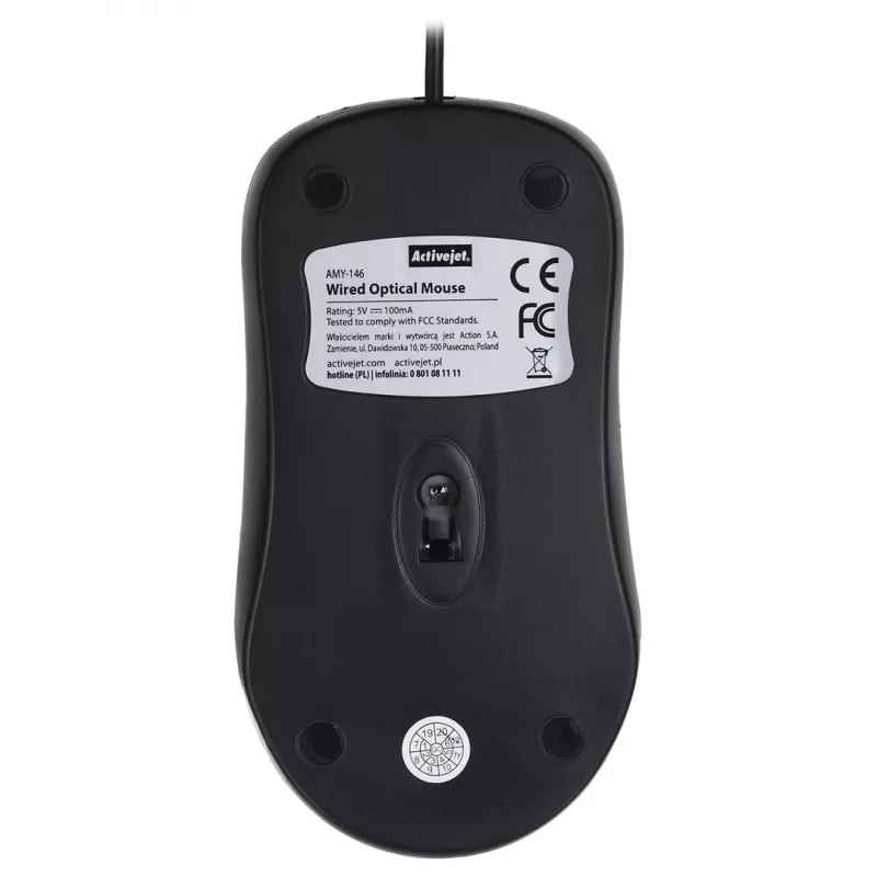 Activejet AMY-146 ποντίκι ενσύρματο οπτικό USB
