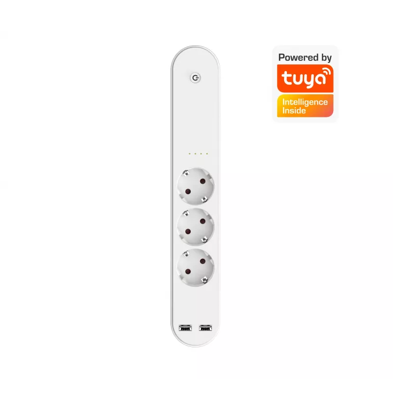 Έξυπνο πολύπριζο Denver SHP-310U 3 έξοδοι AC Τύπου F 3680 W