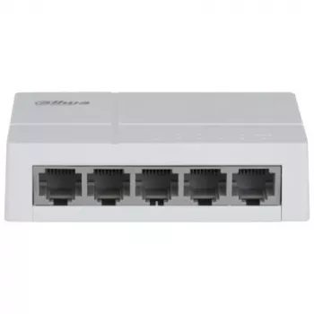 Dahua Technology PoE DH-SF1005L διακόπτης δικτύου Unmanaged Fast Ethernet (10/100) Power over Ethernet (PoE) Desktop ανοιχτό γκρι