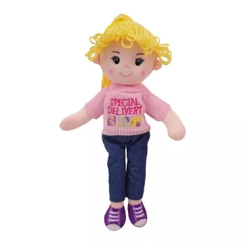 TULILO Κούκλα Πάνινη Olivia 40 cm – μαλακό πάνινο παιχνίδι, κατάλληλο για παιδιά