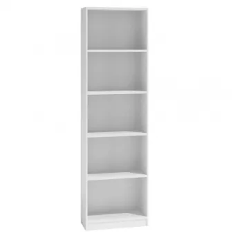Topeshop R40 BIEL βιβλιοθήκη γραφείου, λευκή