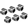 Σύνδεσμος Alphacool Eiszapfen Pro Connector 16mm Hardtube Fitting G1/4, συσκευασία 6 τεμ. - χρώμιο