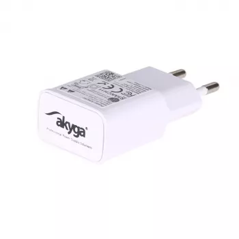 Akyga AK-CH-11 φορτιστής USB-A 15 W, Quick Charge 3.0, λευκό