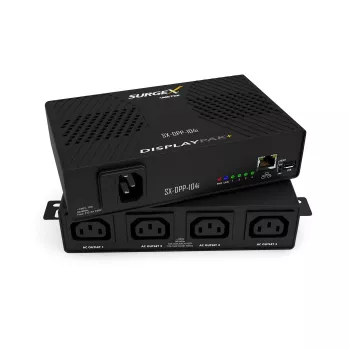 Rackmount SurgeX DisplayPak προστασία υπέρτασης ελεγχόμενη μέσω IP SX-DPP-104I, απομακρυσμένη παρακολούθηση μέσω IP