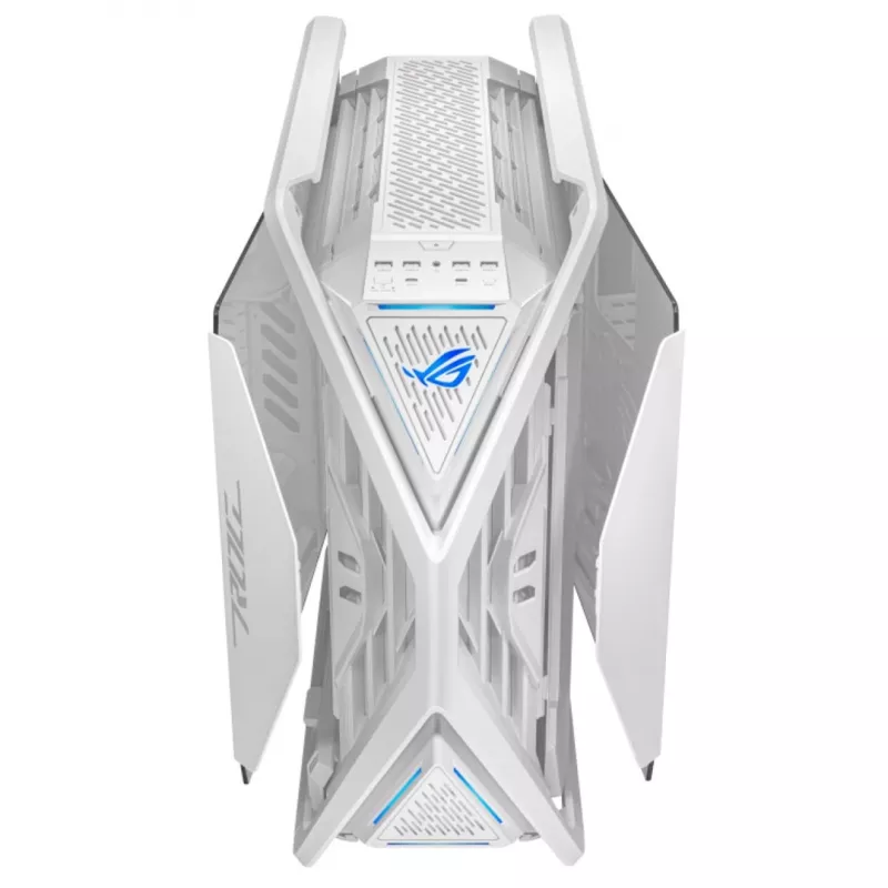 ASUS ROG GR701 Hyperion White, PC, Λευκό, ATX, EATX, micro ATX, Mini-ITX, Αλουμίνιο, Multi, Front