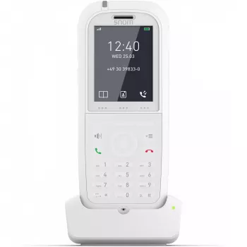 Snom M90 Ακουστικό DECT Τηλεφώνου με Αναγνώριση Κλήσης Λευκό