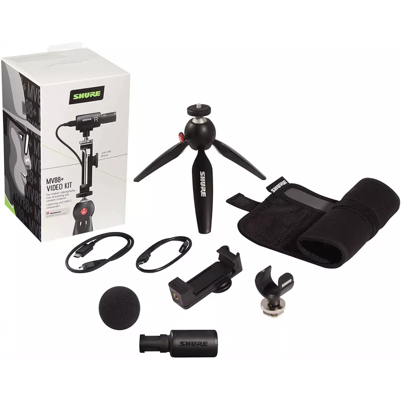 Shure MV88+ VIDEO KIT Black μικρόφωνο επιτραπέζιο
