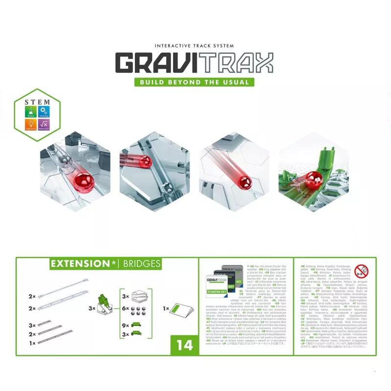 GraviTrax Επέκταση Γέφυρες Ravensburger 22423 Πολύχρωμο