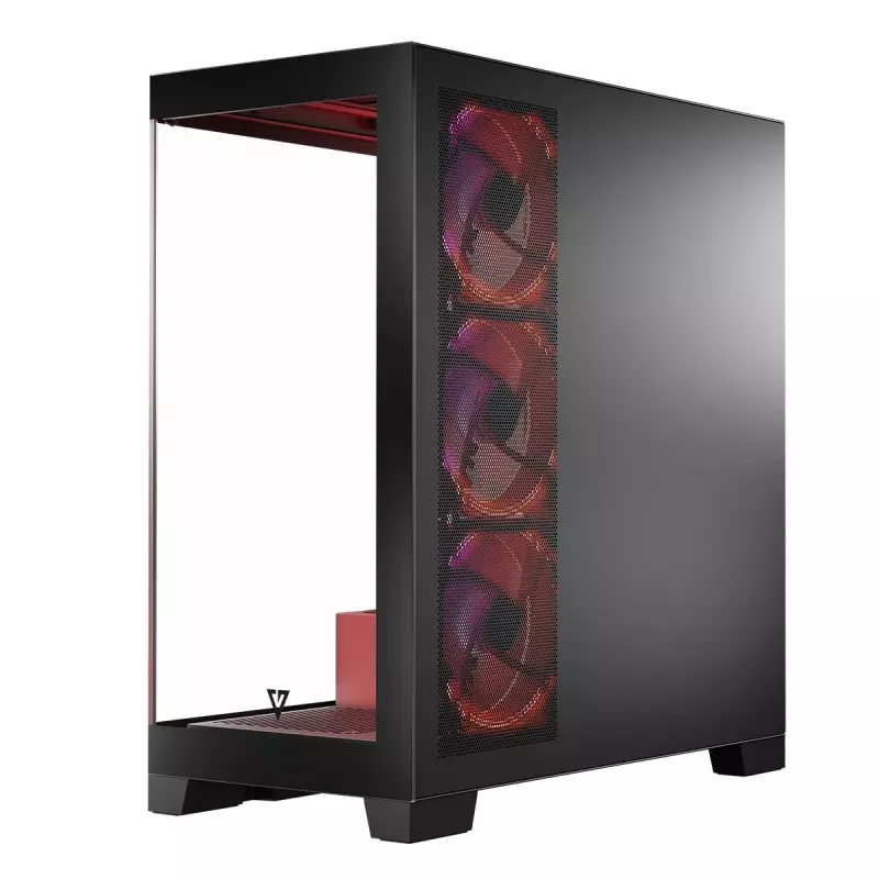 Κουτί PC MODECOM Volcano SPACE APEX ARGB Midi Tower, Γυαλί Tempered, USB-C, Υποστηρίζει ATX/microATX/Mini-ITX, GPU έως 430 mm, Ψύκτρα CPU έως 180 mm