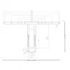 Kit Τοποθέτησης Hagor 2287 Μαύρο για οθόνες 75-86 ιντσών