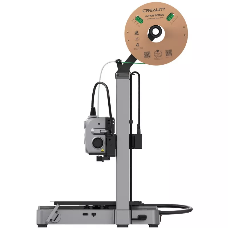 Creality Hi 1001010510 εκτυπωτής 3D, άμεσος εξωθητήρας, αυτόματη ρύθμιση επιπεδότητας, ασημί/μαύρος