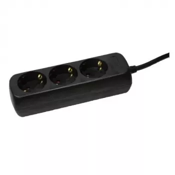 Πολύπριζο LogiLink - Εναλλασσόμενο ρεύμα 250 V - 3500 Watt - Είσοδος, είσοδος τροφοδοσίας - Σύνδεσμοι εξόδου: 3 (3 x τροφοδοσία)