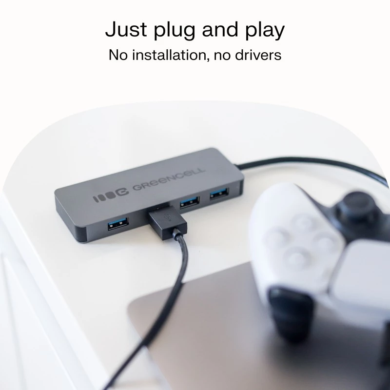 USB Hub Green Cell HUB-GC-A4A — Hub USB-A 3.0 4 θυρών