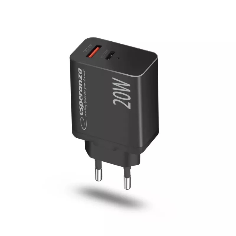 Esperanza EZC105K Τροφοδοτικό 20W Μαύρο