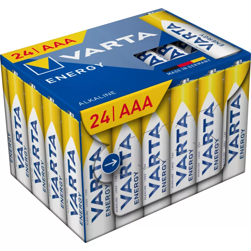 Αλκαλικές μπαταρίες Micro (AAA) Varta ENERGY Cube συσκευασία 24 τεμ. (MPN 4103229234)