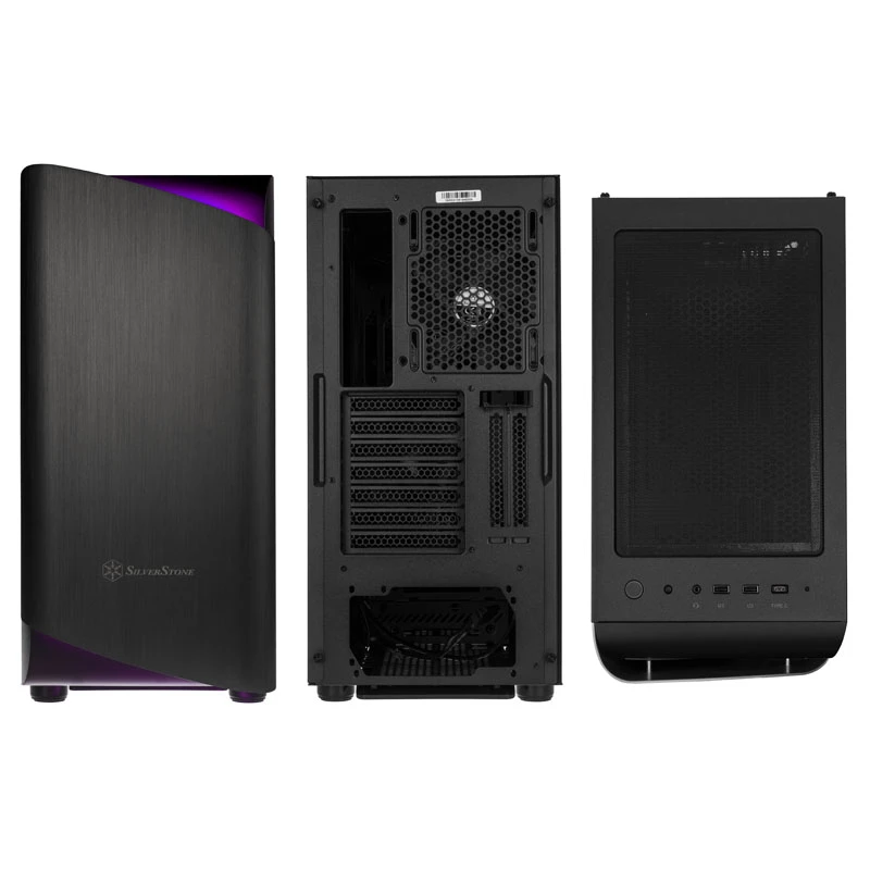 SilverStone Seta A1 Midi-Tower, Tempered Glass - μαύρο
