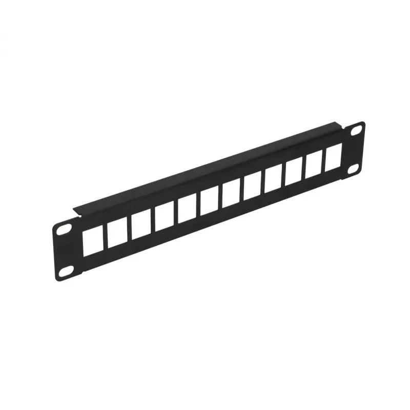 Patchpanel Extralink 12-Port UTP 10 ίντσες Μεταλλικό κουτί, μαύρο