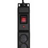 Activejet COMBO 12-θέση πολύπριζο 3m μαύρο