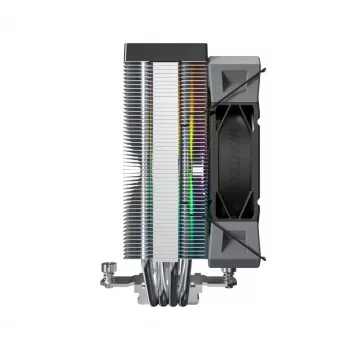 Montech NX400 Black ARGB αερόψυξη επεξεργαστή, πολλαπλών socket, 120 mm, μαύρο