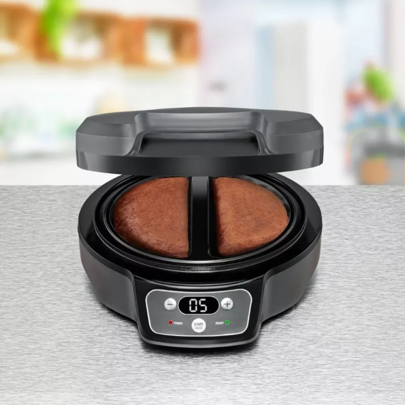 Omelett Chef OM 950, συσκευή σνακ ανθρακί, 950 Watt