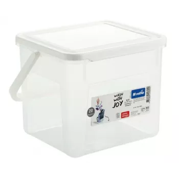 Δοχείο για υγρά καθαρισμού Rotho Basic 4,5 l Μοντέλο 1770201100RP, διαφανές τεχνοπολυμερές με καπάκι και οπή ανάρτησης