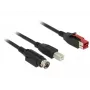 Καλώδιο USB DeLOCK 85489 USB 2.0 3 m USB B μαύρο