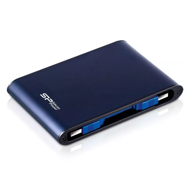 Silicon Power Armor A80 εξωτερικός σκληρός δίσκος 1 TB, 2,5 ίντσες, USB 3.0, αντικραδασμικός, μπλε
