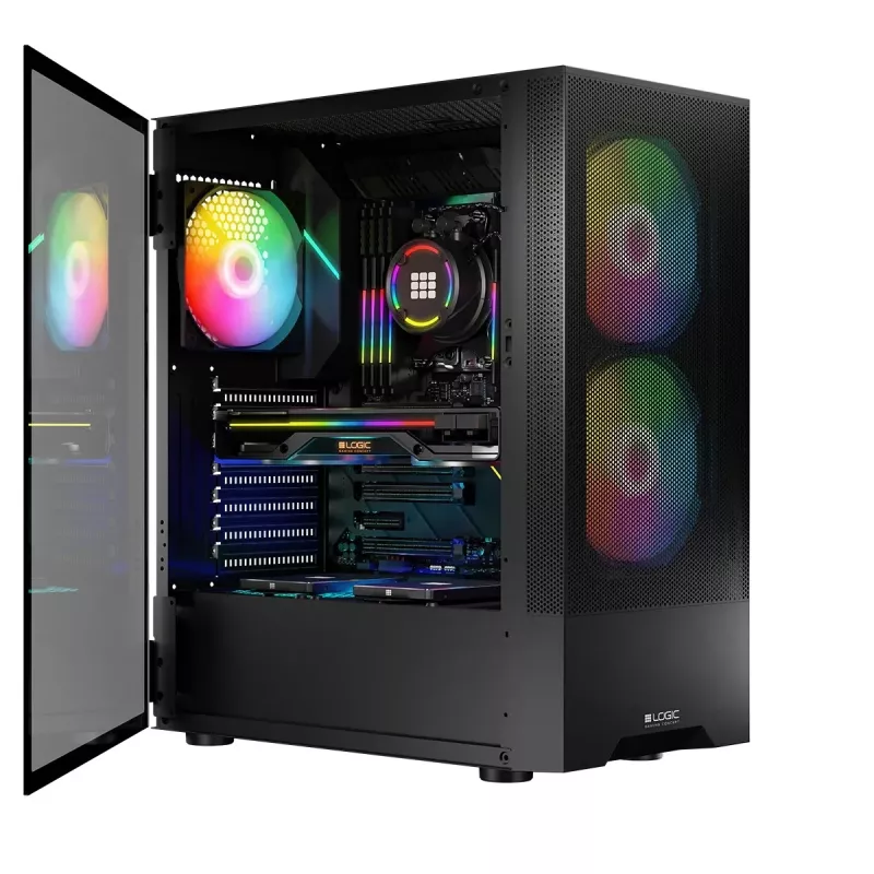Logic ARYA ARGB MINIDI Κουτί USB 3.0 Μαύρο