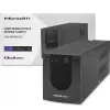 Qoltec Monolith 53775 UPS Line-Interactive, 1200 VA (1,2 kVA) / 720 W, AVR, 4 πρίζες AC, μαύρο