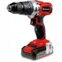 Einhell TE-CD 18/2 Li-i +22 κρουστικό δραπανοκατσάβιδο μπαταρίας 18 V, 1250 σ.α.λ., με μπαταρία 2,5 Ah, φορτιστή και βαλίτσα, κόκκινο/μαύρο