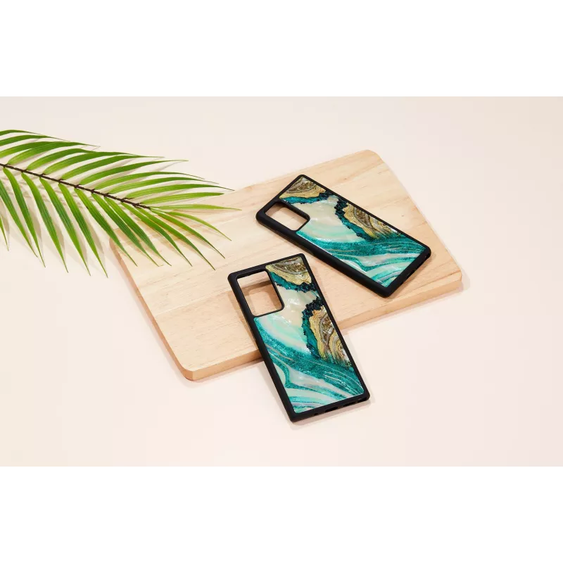 Προστατευτική θήκη iKins για Samsung Galaxy Note 20 — σχέδιο Aqua Agate