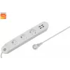 Έξυπνο πολύπριζο Denver SHP-300U 3 πρίζες AC Τύπου E 4 λευκό