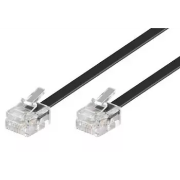 Τηλεφωνικό Καλώδιο Microconnect MPK186 RJ11 RJ11 6 m Μαύρο