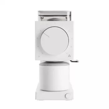 Ηλεκτρικός μύλος καφέ Fellow Ode Gen 2 — 140 W, Μηχανισμός άλεσης ανοξείδωτου ατσαλιού, Χωρητικότητα 100 g, λευκό