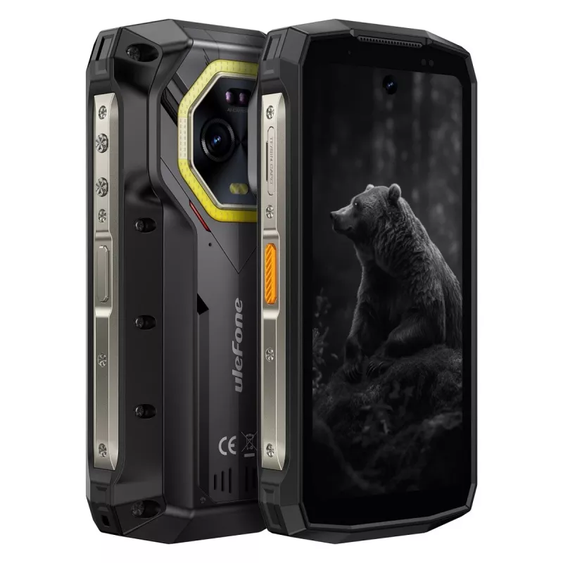 Ulefone Armor Mini 20 smartphone, 4,7 ιντσών, Helio G99, 8GB RAM, 256GB, 6200 mAh, Android 14, μαύρο